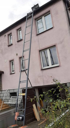 Winda dekarska na budowe, do fotowoltaiki + sterowanie pilotem (udźwig: 400 kg, wysokość podnoszenia: 14m) 09082761