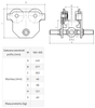 IMPROWEGLE Wózek do podwieszania i przesuwania wyciągarek po dwuteowniku (udźwig: 3 T, szerokość profilu: 160-305 mm) 33966534