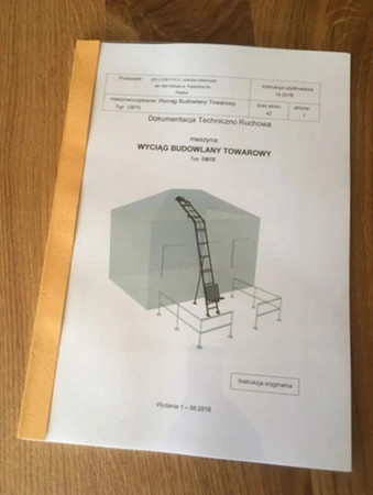 Winda dekarska na budowe, również do fotowoltaiki + sterowanie zdalne 100m (wysokość podnoszenia: 16m) 09082759