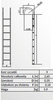 Drabina aluminiowa opieralna anodowana Drabex 9 stopniowa (wysokość robocza: 4,15m) 99674721