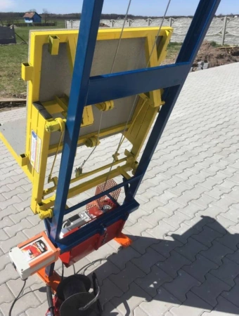 Winda dekarska na budowe, również do fotowoltaiki + sterowanie zdalne 100m (wysokość podnoszenia: 16m) 09082759