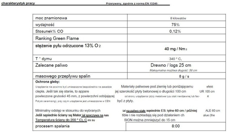 INVICTA Piec wolnostojący 8kW Carolo z dolotem powietrza (kolor: antracyt) - spełnia anty-smogowy EkoProjekt 86876391