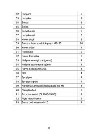 Stacjonarny stół podnośny (udźwig: 1000 kg, wymiary platformy: 1300x820mm, wysokość podnoszenia min/max: 305-1780 mm) 310558