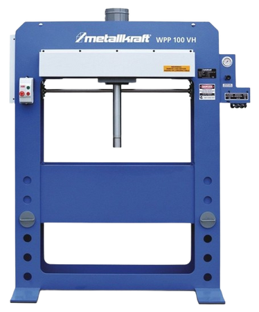 Warsztatowa prasa hydrauliczna z ruchomym cylindrem Metallkraft (moc: 100 T, silnik: 7,5kW 400V) 32269391