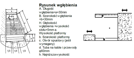 Stół podnośny elektryczny (wymiary platformy: 1000x1600mm, udźwig: 1000 kg, wysokość podnoszenia min/max: 205-990 mm) 3109770