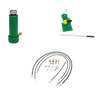 Siłownik hydrauliczny (w stanie złożonym: 200 mm, skok tłoka: 130 mm, udźwig: 20T) + do wyboru: pompa hydrauliczna, przewód wysokociśnieniowy, szybkozłącze 1/4’’, manometr 62781607