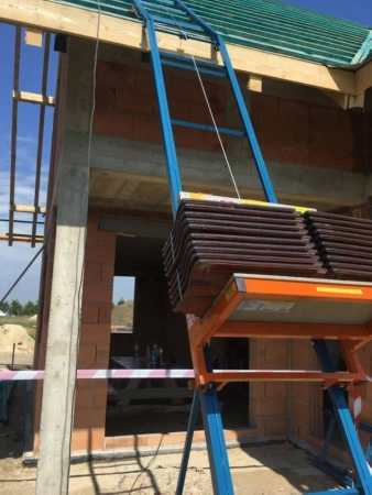 Winda dekarska na budowe, również do fotowoltaiki + sterowanie zdalne 100m (wysokość podnoszenia: 16m) 09082759