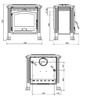 TOPSTOVE Piec kominkowy koza 12kW (średnica wylotu spalin: 150 mm) 58477248