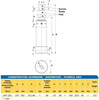 Siłownik hydrauliczny (wysokość podnoszenia min/max: 275/502mm, udźwig: 20T) 62764168