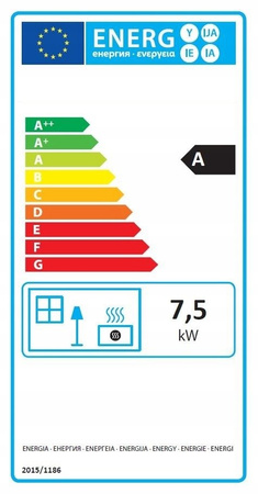 Piec wolnostojący 7,3-10kW (kolor: beż, wylot spalin: 120mm) - spełnia anty-smogowy EkoProjekt 99672871