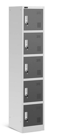 Szafa metalowa Fromm & Starck - 5 przegrod - zamki (wymiary: 38 x 45 x 185 cm) 45674779