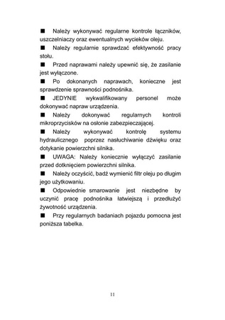 Stacjonarny stół podnośny (udźwig: 1000 kg, wymiary platformy: 1300x820mm, wysokość podnoszenia min/max: 305-1780 mm) 310558