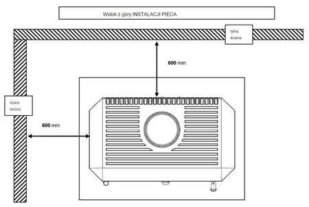 INVICTA Piec wolnostojący 8kW Carolo z dolotem powietrza (kolor: antracyt) - spełnia anty-smogowy EkoProjekt 86876391