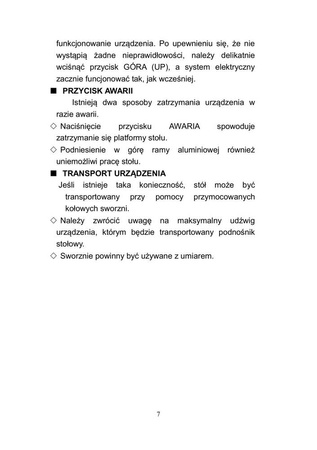 Stacjonarny stół podnośny (udźwig: 2000 kg, wymiary platformy: 1300x850 mm, wysokość podnoszenia min/max: 360-1780 mm) 3109777