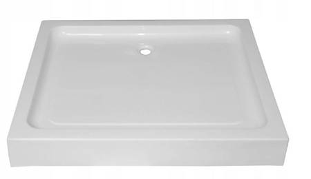 Calbati Brodzik prostokątny 120x90 głęboki 15cm biały+syfon 23178268