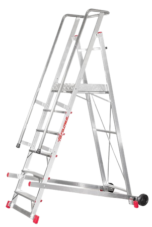 Drabina magazynowa jezdna FARAONE (wysokość robocza: 3,90m) 99675047