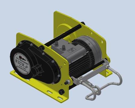 Elektryczna 500kg/40m bezprzewodowa wciągarka linowa Tretos Military TR-50040 81672