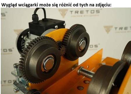 Elektryczna wyciągarka linowa 300/600 kg z elektrycznym wózkiem jezdnym 1T + Sterowanie radiowe / certyfikat/ 28881571