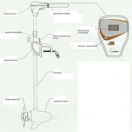 KOLAG Silnik elektryczny (uciąg: 120 LBS, moc: 5 HP) 22678173