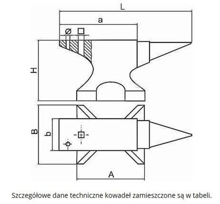 Kowadło jednorożne (waga: 50 kg) 27064635