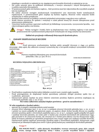 Kuchnia, angielka 9,2kW, bez płaszcza wodnego, Jawor (obudowana, kolor: biało brązowy) - spełnia anty-smogowy EkoProjekt 25980267