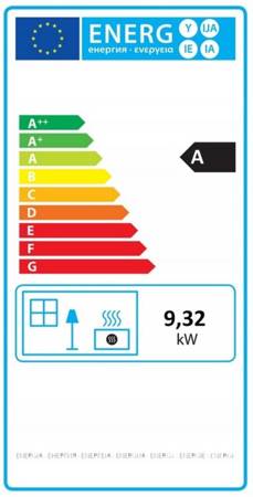 Kuchnia węglowa emaliowana westfalka z piekarnikiem 9,32-11,32kW (kolor: czarny, średnica wylotu spalin: 130 mm) - spełnia anty-smogowy EkoProjekt 99682062