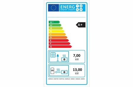 Kuchnia węglowa kocioł c.o. piec kominek z płaszczem wodnym 20-23kW (kolor: beż, średnica wylotu spalin: 130 mm) - spełnia anty-smogowy EkoProjekt 99682567