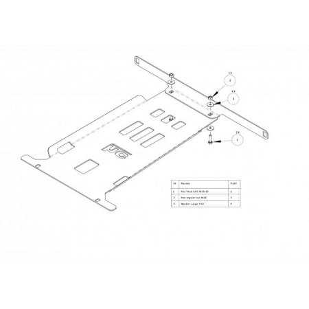 Osłona skrzyni biegów Ford F150 F-150 2015-2019 59880976