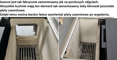 POMA Kuchnia, angielka 7kW, bez płaszcza wodnego (wyjście spalin: prawy, kolor: beżowy) - spełnia anty-smogowy EkoProjekt 88870273