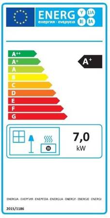 POMA Piec wolnostojący 7kW (kolor: biały) - spełnia anty-smogowy EkoProjekt 88876222