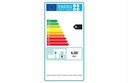 Piec kominek kuchnia węglowa fajerka 6-8kW (średnica wylotu spalin: 130 mm) - spełnia anty-smogowy EkoProjekt 99680052