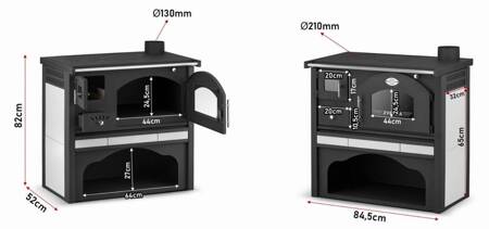 Piec koza kuchenka kuchnia węglowa westfalka 6-8kW (kolor: antracyt, średnica wylotu spalin: 130mm) - spełnia anty-smogowy EkoProjekt 99682645