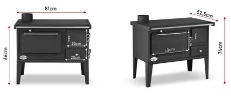 Piec koza kuchenka kuchnia węglowa westfalka 6-8kW (kolor: czarny, średnica wylotu spalin: 130mm) - spełnia anty-smogowy EkoProjekt 99682636