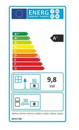 Piec piecyk kominek na drewno wolnostojący 10kW (3 szyby) - spełnia anty-smogowy EkoProjekt 48280258