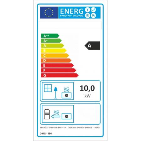 Piec stalowy z fajerką i piekarnikiem na drewno 10kW - spełnia anty-smogowy EkoProjekt 48282539