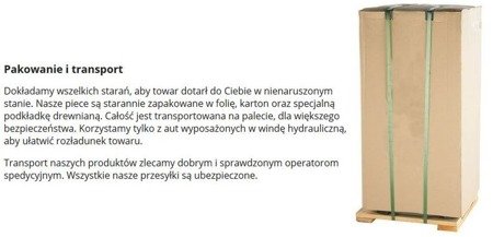 Piec wolnostojący 6,6-8,5kW z płytą grzewczą i fajerką na drewno (kolor: antracytowy) - spełnia anty-smogowy EkoProjekt 99682757