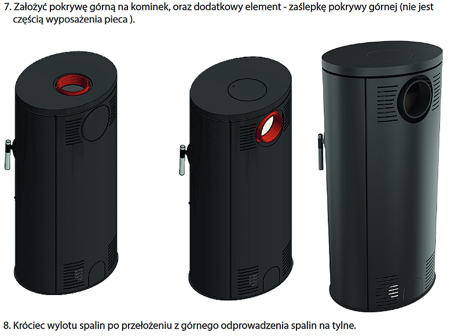 Piec wolnostojący koza 10kW AB (z panelami kaflowymi - biały) - spełnia anty-smogowy EkoProjekt 30065535