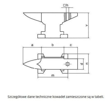 Standardowe kowadło jednorożne (waga: 20 kg) 27072719