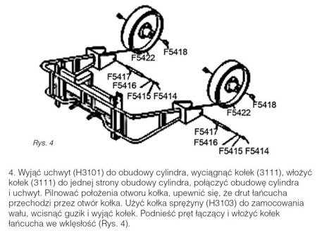 Wózek paletowy (udźwig: 1000 kg, szerokość wideł: 100mm, wysokość podnoszenia: 70-240 mm) 61605