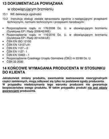 Wyciągarka łańcuchowa dźwigniowa, łańcuch Galla - wersja przeciwwybuchowa (wysokość podnoszenia: 1,5m, udźwig: 6,3 T) 22076965