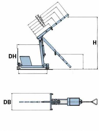 Żuraw z przeciwwagą do ciężarów trudno dostępnych (udźwig: 100-350 kg) 72278448