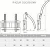 BERWILIA Pazur dociskowy do wózka widłowego (szerokość: 1100 lub 1200 mm) 29082382