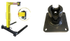 HYLDROBLE Widły do palet grzebieniowe - do wyboru łącznik między rotatorem a widłami (udźwig: 2 T, długość wideł: 1000mm, robocza: 170cm) 80879960