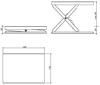 Podnośnik, podest nożycowy (udźwig: 2000 kg, wymiary platformy: 1400x1100mm, wysokość podnoszenia min/max: 230-1130 mm, moc: 1,1kW) 01860409