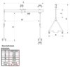 Suwnica bramowa aluminiowa z kołami + specjalne zblocze i wyciągarka ręczna (udźwig suwnicy/wyciągarki: 1000/1000 kg, szerokość: 4,23m, wysokość: 3,885m, wys. dla pracy wyciągarki: 2,23-3,50 m) 99968046