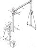 Suwnica bramowa na kółkach do wyboru: wyciągarka, wózek (udźwig: 2000 kg, wysokość robocza: 2400-3600 mm, szerokość między kolumnami: 2360 mm) 55881576