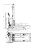 Wózek paletowy elektryczny (udźwig: 1000 kg, wysokość podnoszenia: 1,6 m) 85076254