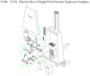 Wózek podnośnikowy elektryczny (udźwig: 100 kg) 130-1700 (min-max) 310413