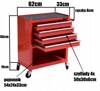 Wózek szafka warsztatowa narzędziowa (wymiary: 76x62x33 cm) 13782480