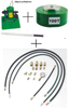 Zestaw: siłownik hydrauliczny, pompa hydrauliczna dwustopniow ręczna, przewód wysokociśnieniowy, szybkozłącze 1/2 ’’ między siłownikiem a przewodem, manometr (w stanie złożonym:115 mm, skok tłoka: 20 mm, udźwig: 100T) 62778952
